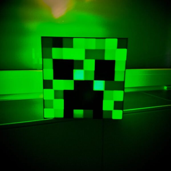 lámpara LED Minecraft Creeper - Imagen 2