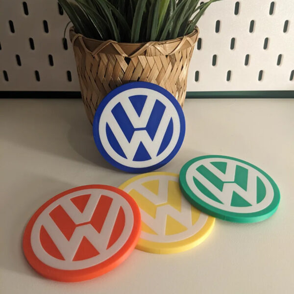 Set 4 Posavasos Volkswagen - Imagen 2